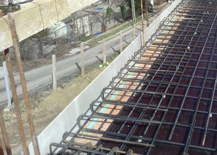 513. Betobord L  peremzsalu rögzítés és vasalás után