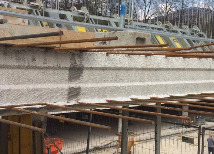 460. Hídpálya szélesítése trapézbordás Streckform VF elemmel
